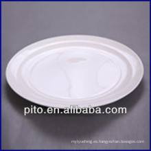 PT chaozhou fábrica Placa plana moderna de la raya, placas redondas, platos de la cena